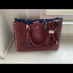 Red handbag